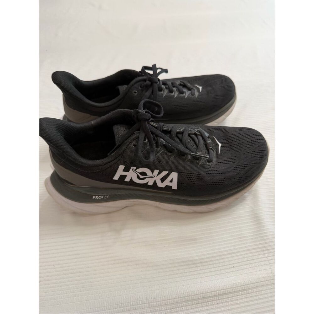 Hoka One One Mach 4 Black Dark Shadow 1113529 BDSD Women's Size 9B - Picture 5 of 12